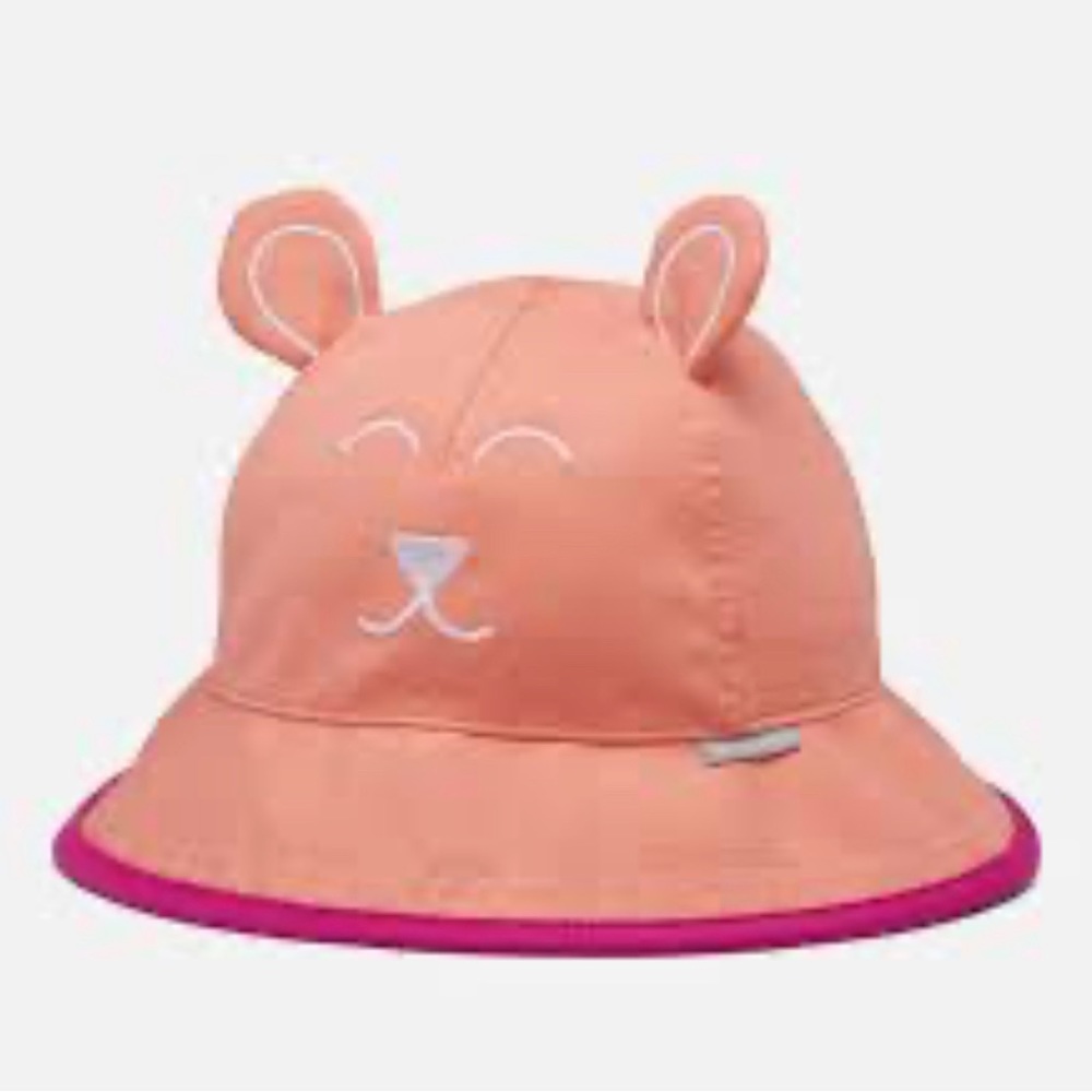 Columbia baby/Toddler Tiny Animal™ bunny rabbit Bucket Hat w/ Velcro strap.